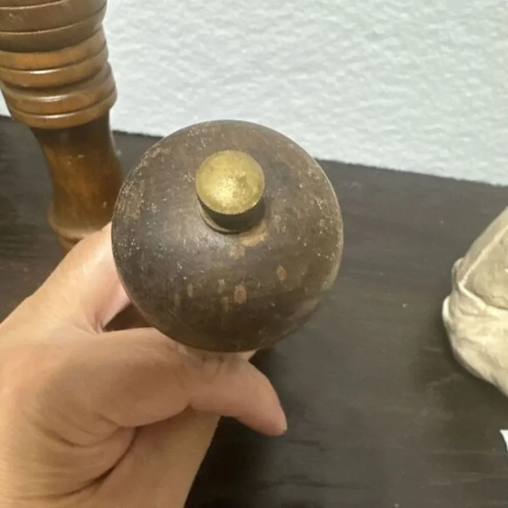 Vintage‎ Wooden Salt (6.75